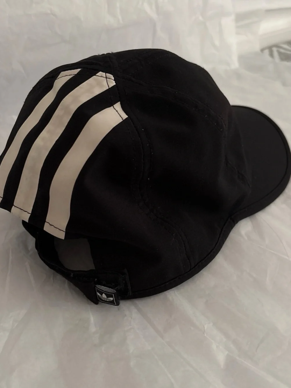 adidas Black and White Trefoil Cap